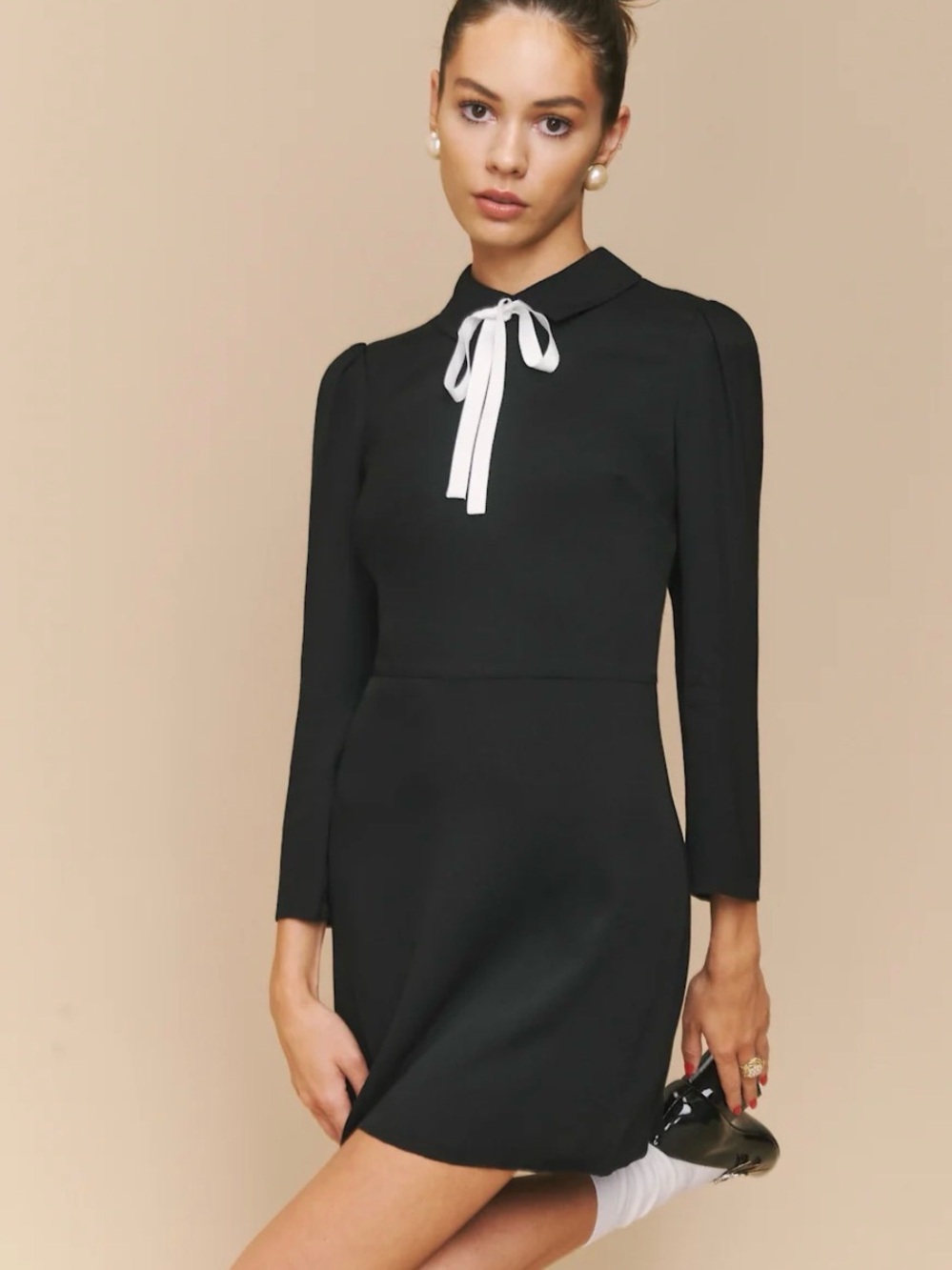 Reformation Rocco Dress – Black – Size 4
